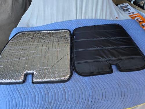 Customer photo review of Windshield Shade Storage Bag