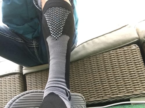 Customer photo review of revitalCare orthopädische Kompressionsstrümpfe
