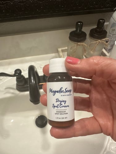 Customer photo review of Drying Spot Cream