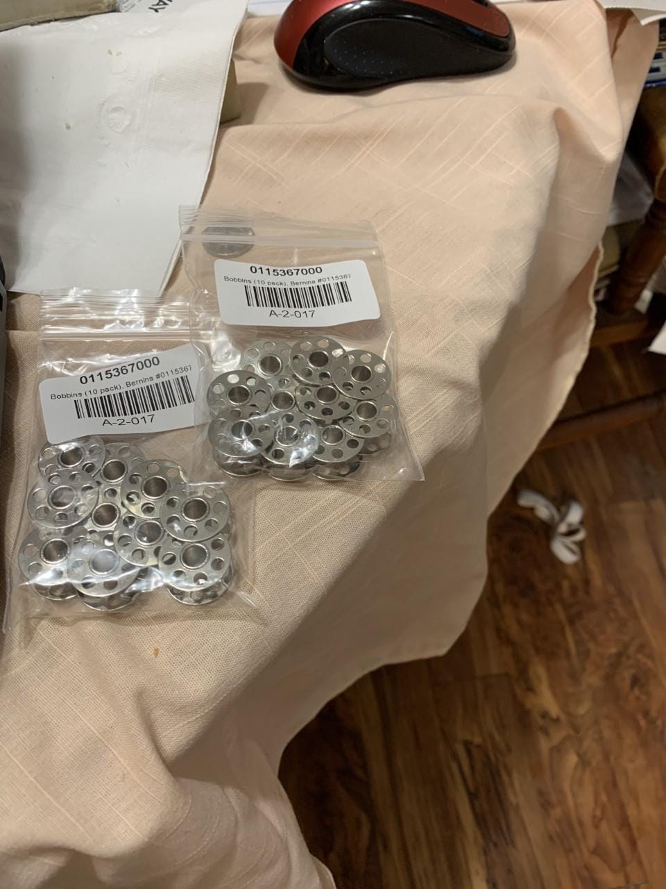 Customer photo review of Bobbins (10 pack), Bernina #0115367000