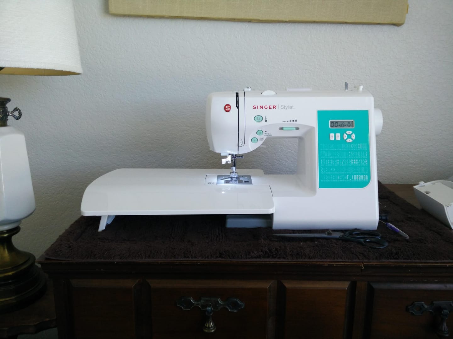Customer photo review of Extension Table, Singer #052017