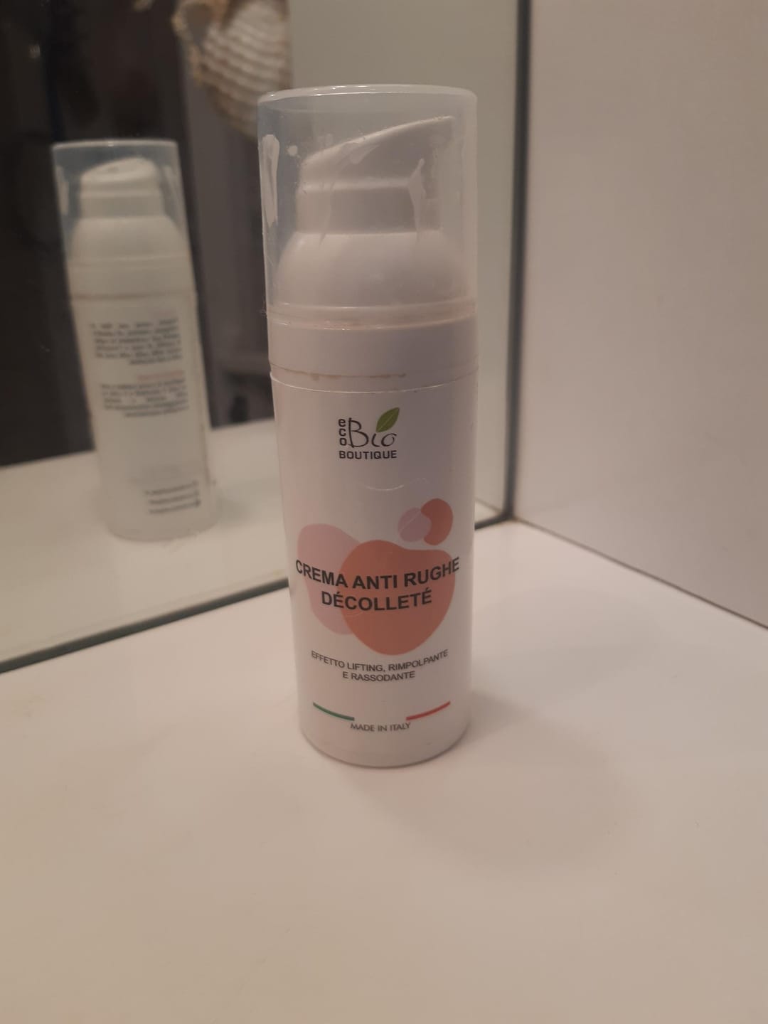 Customer photo review of Crema Anti Rughe Décolleté