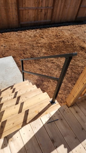 Customer photo review of Stair Handrail Kit
