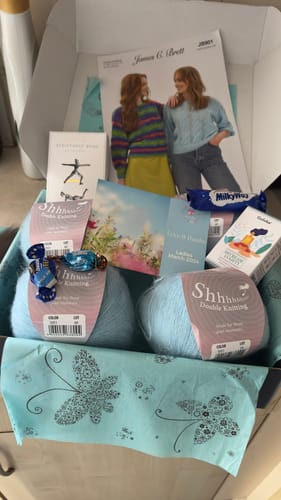 Customer photo review of Ladies Mystery Knitting Box