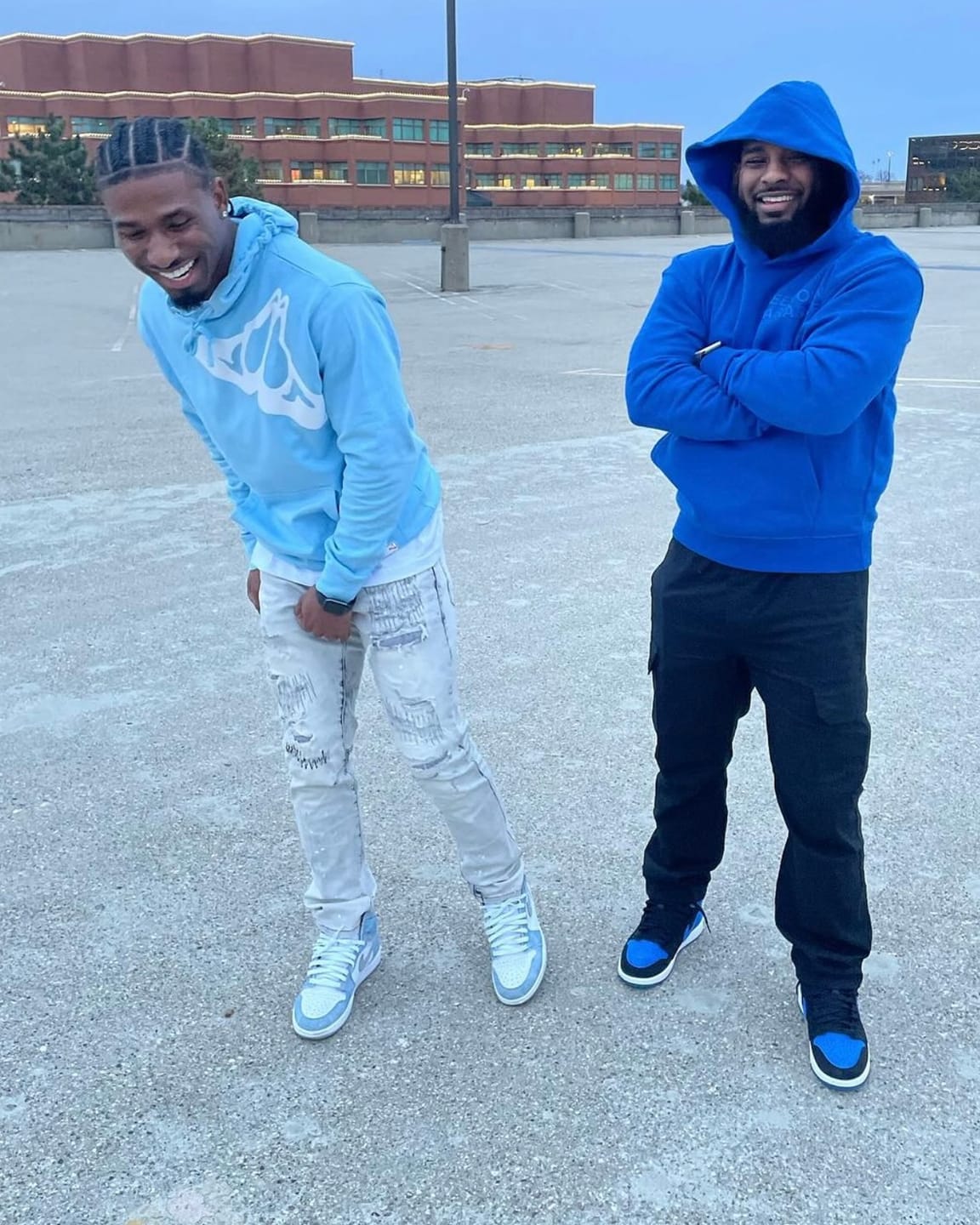 Customer photo review of Sky Blue "Cloud Puff" Hoodie