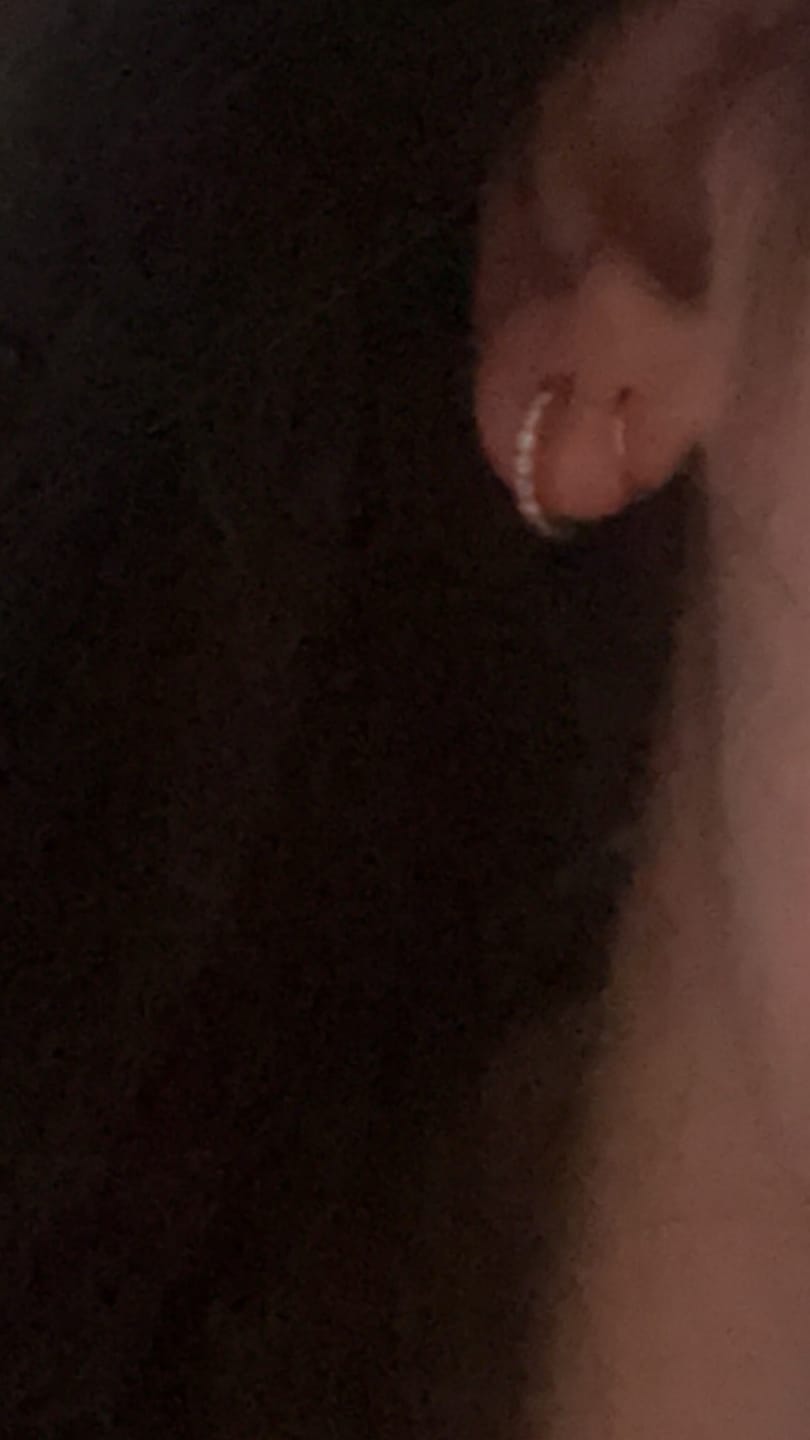 Customer photo review of Carlotta Ohrringe | 18K vergoldet
