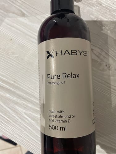 Customer photo review of Massageöl Pure Relax Habys 500 ml