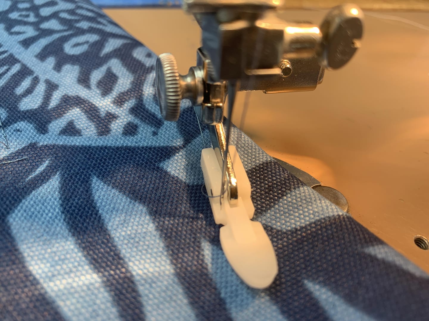 Customer photo review of Adjustable Non-Stick Zipper Foot, Slant Shank #161166T