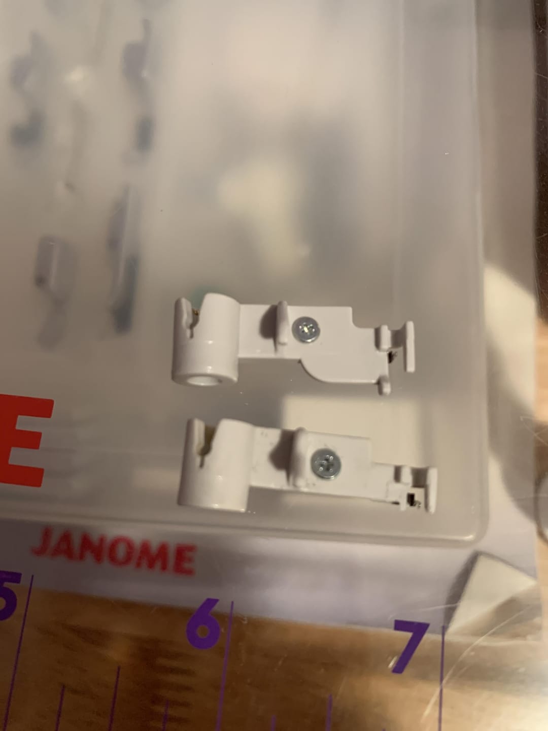 Customer photo review of Needle Threader Unit, Janome #755643002