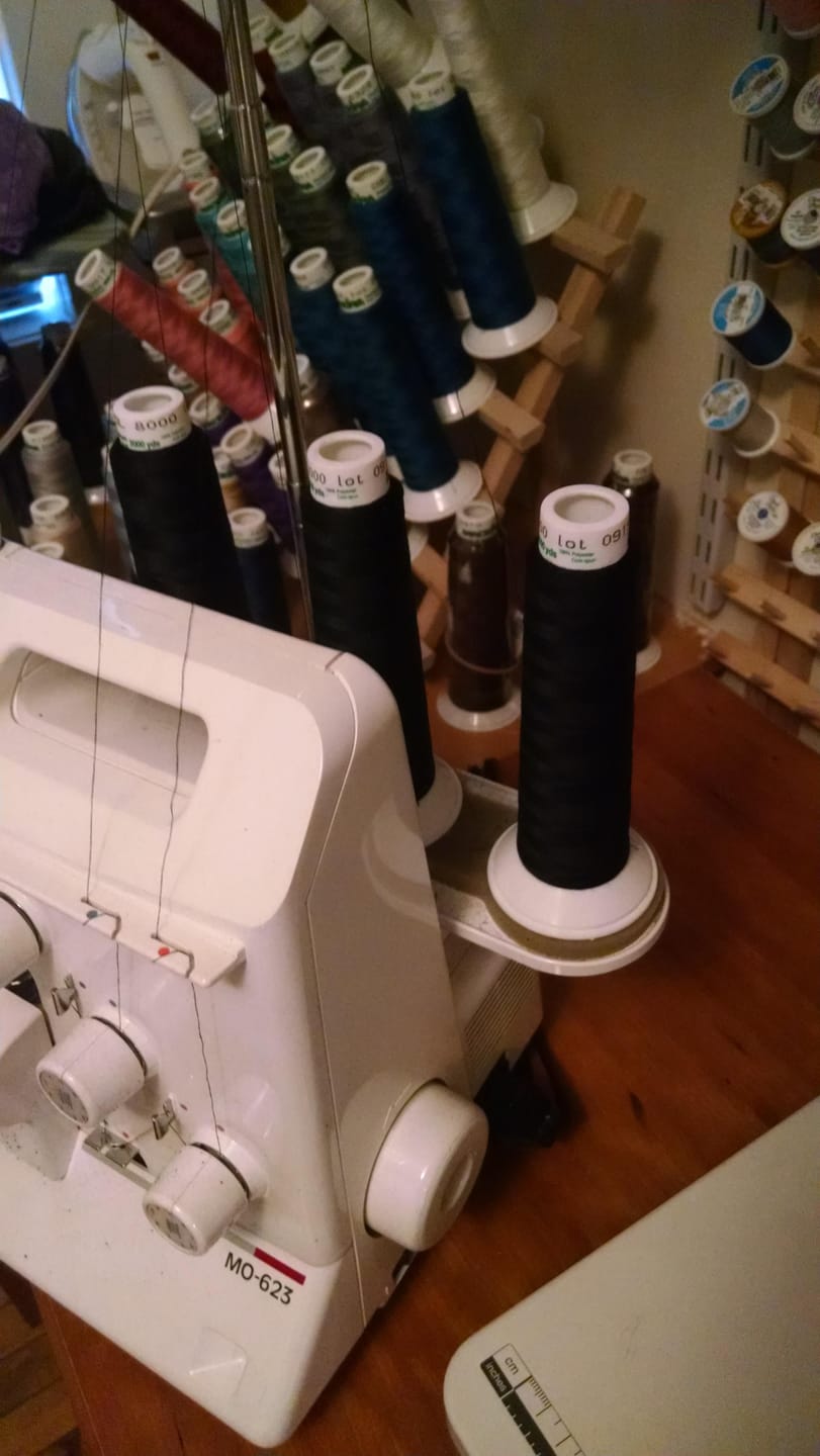 Customer photo review of Madeira Aerolock Serger Thread (2,000yds)