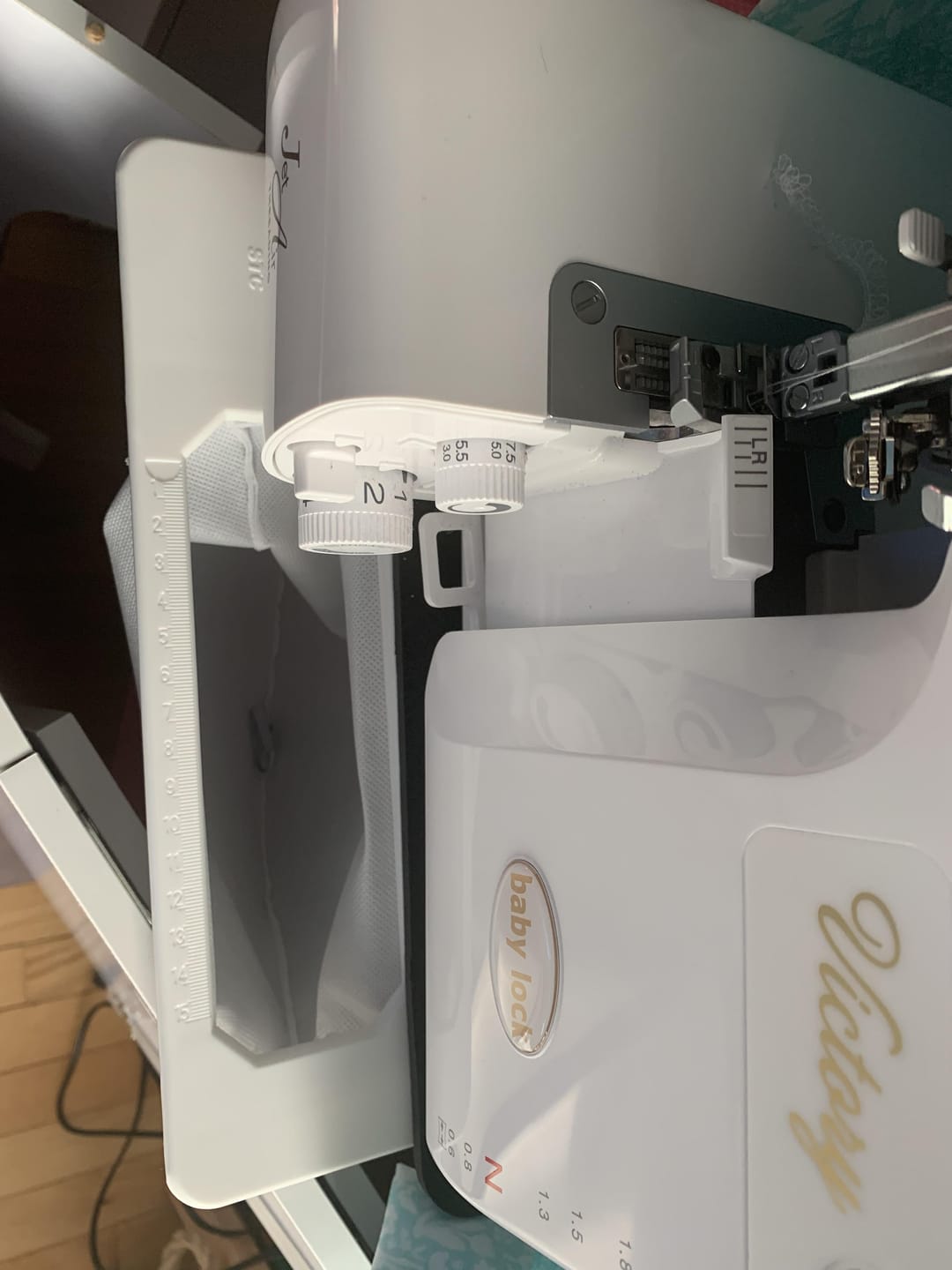 Customer photo review of Serger Scrap Catcher and Pad #STC