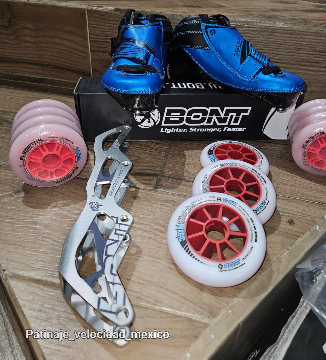 Customer photo review of Red Magic Inline Skate Wheel