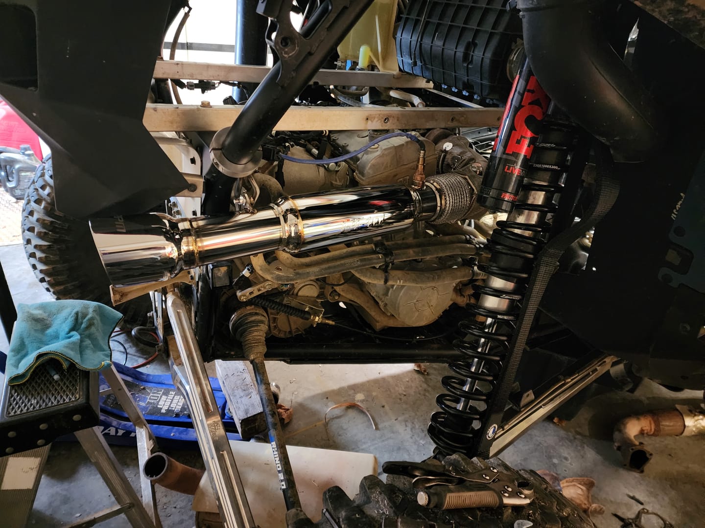 Customer photo review of RPM Exhaust Heat Blanket - Polaris RZR - Can Am X3