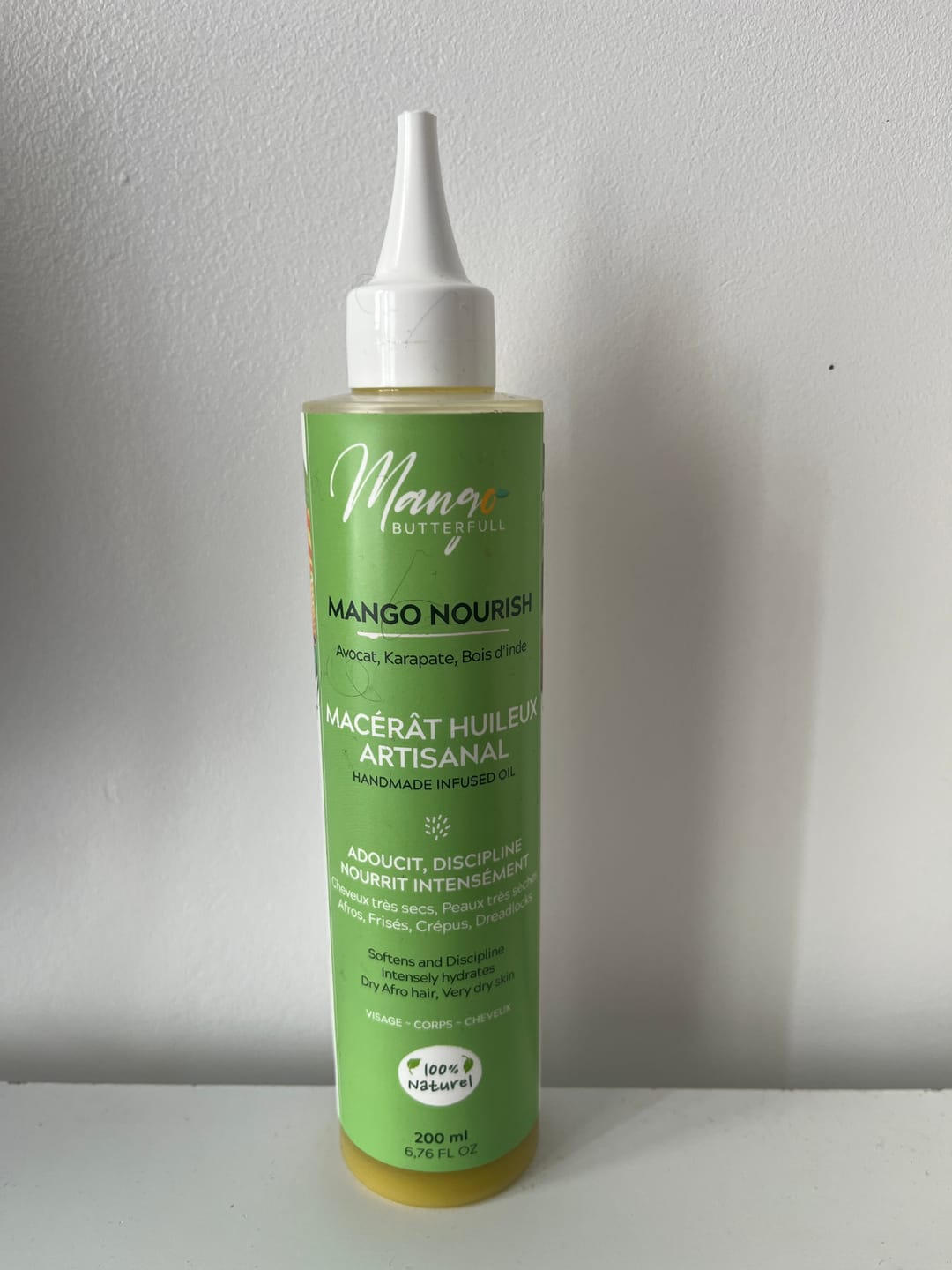 Customer photo review of Macérât huileux artisanal NOURISH