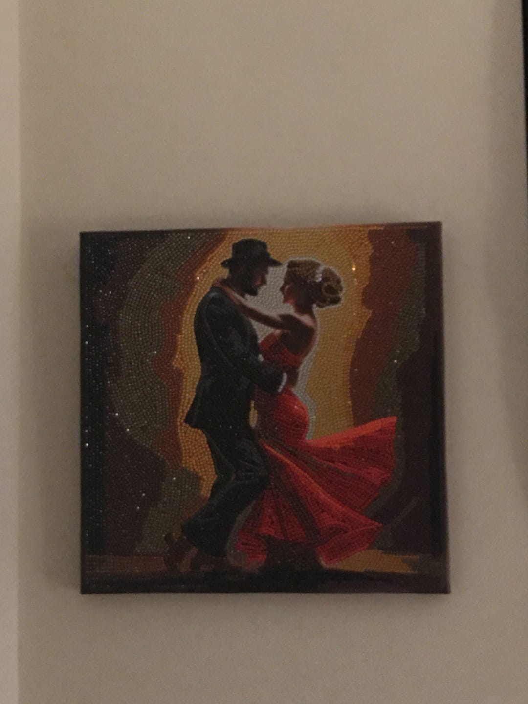 Customer photo review of “Midnight Dance” Crystal Art Kit 30x30cm