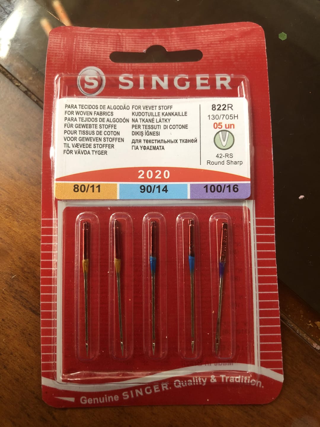 Customer photo review of Universal Needles, Singer Type 2020