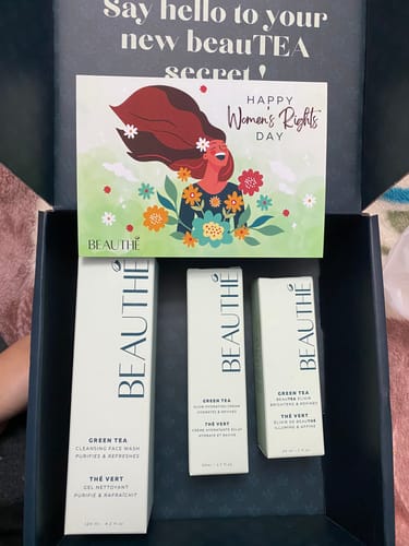 Customer photo review of Gamme Complète : Crème + Gel + Sérum