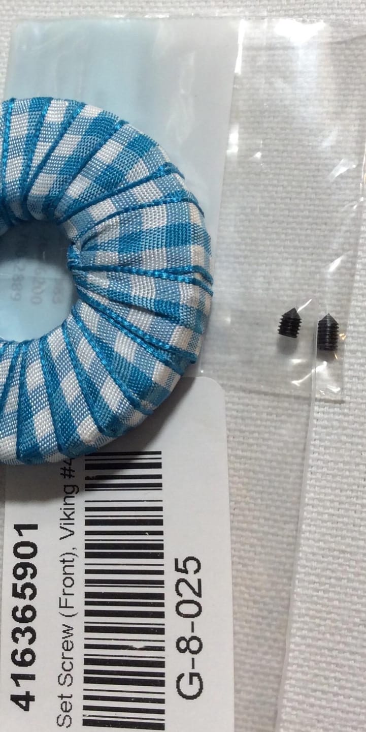 Customer photo review of Needle Set Screw (Front), Viking #416365901