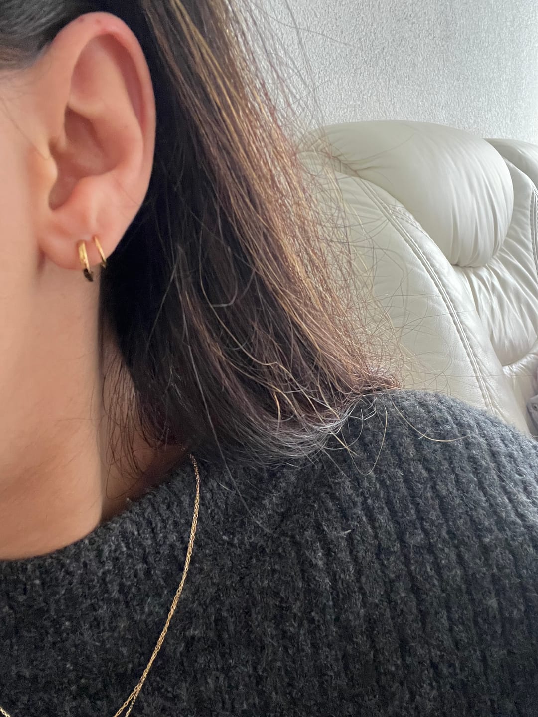 Customer photo review of Irene Ohrringe | 18K vergoldet