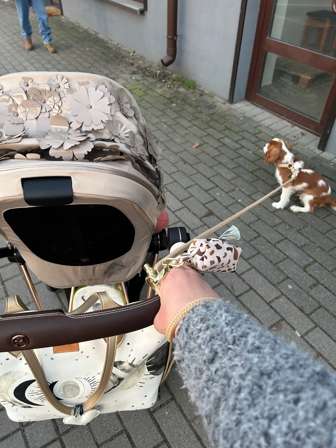 Customer photo review of Etui na kupoworki "Beige Terrazzo"