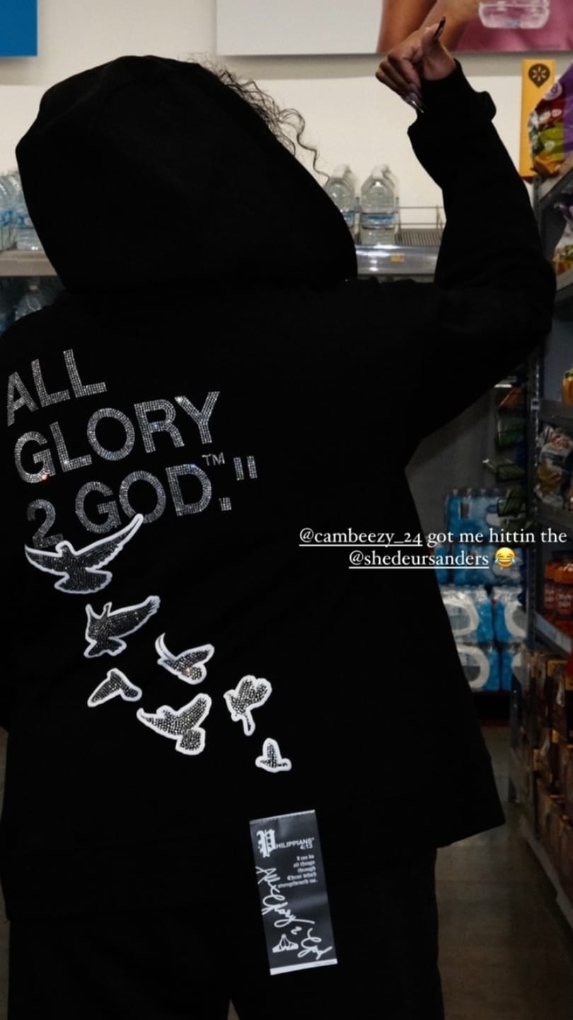 Customer photo review of Black "Iced Out Flocka Doves" FlyFleece ZipUp Hoodie