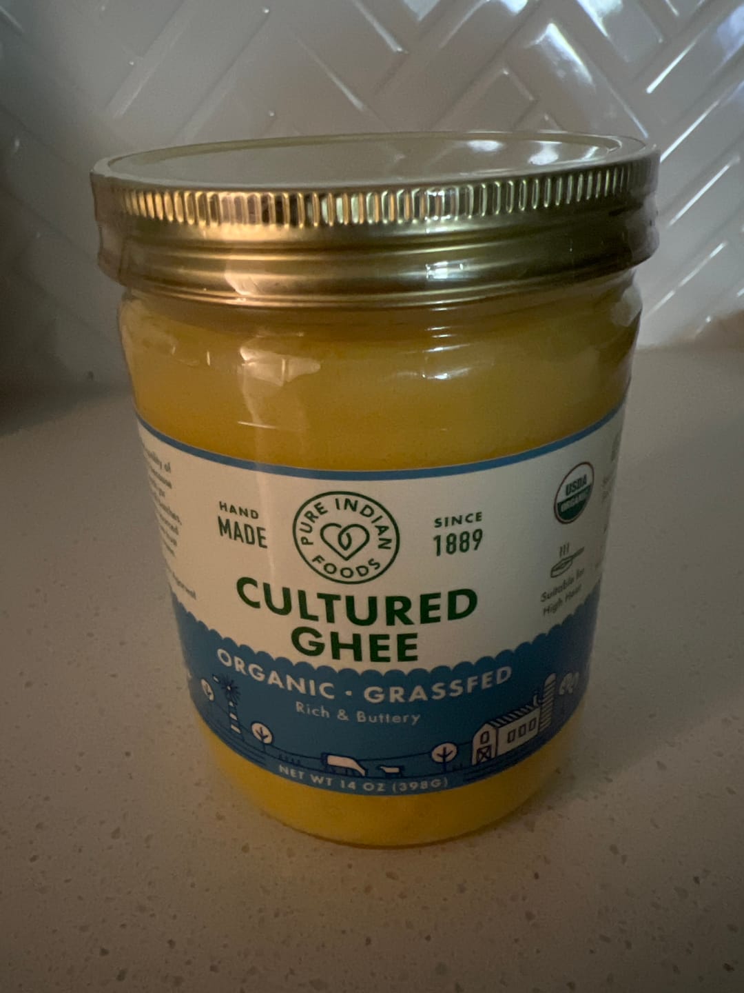 Customer photo review of Cultured Ghee, Grassfed & Certified Organic - 14 oz