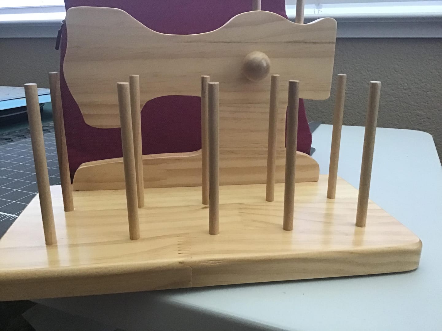 Customer photo review of 2 Spool Thread Stand, Babylock, Brother #BLMAC-STS