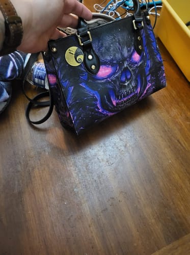 Customer photo review of Just Love Skulls Shoulder Handbag