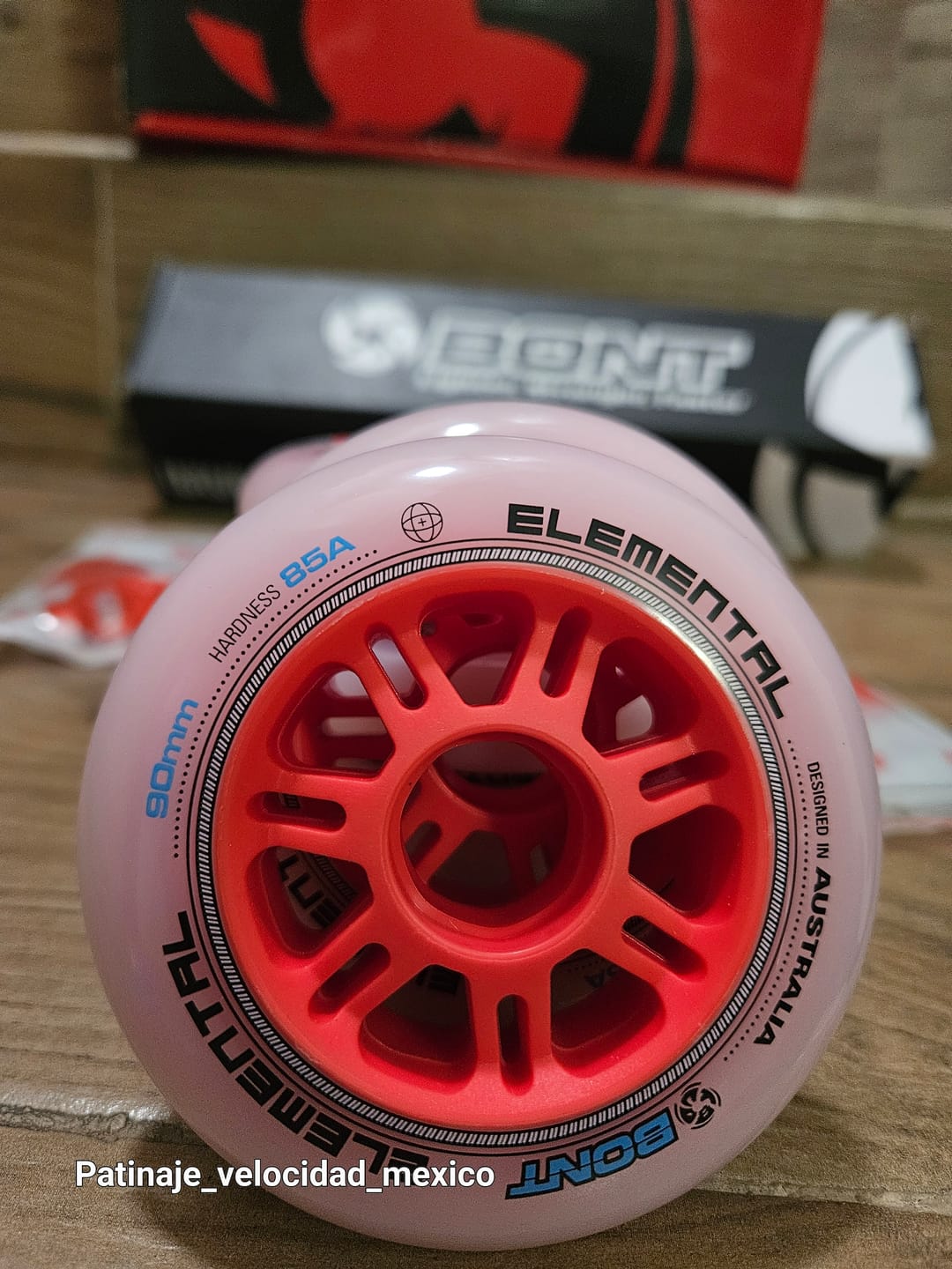 Customer photo review of Elemental Inline Skate Wheel