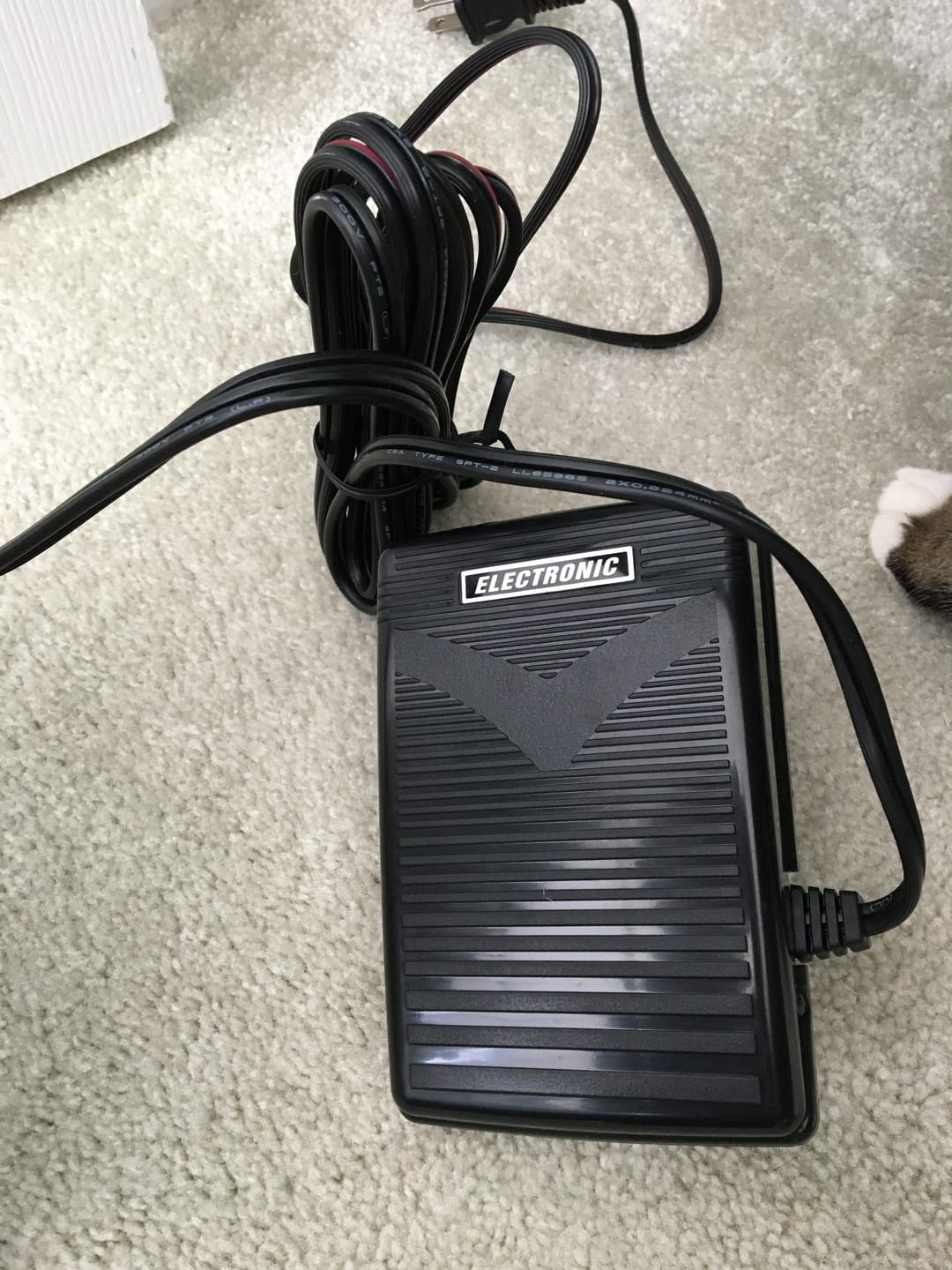 Customer photo review of Foot Control with Cord (110/120V), Janome #033770217
