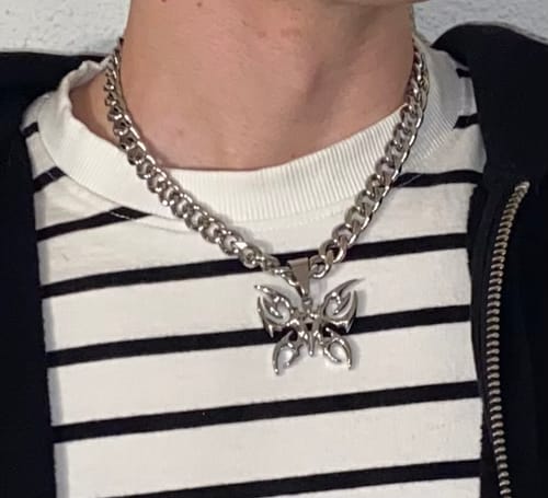 Customer photo review of Tribal Butterfly Choker
