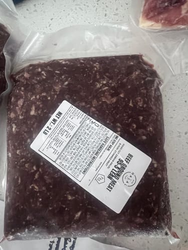 Customer photo review of Halal Beef Ground Meat