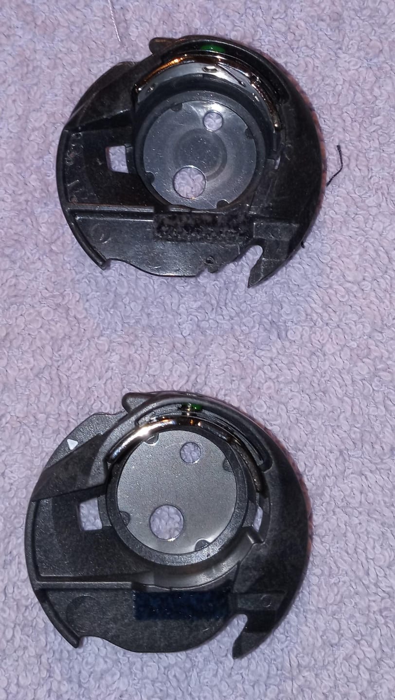 Customer photo review of Bobbin Case, Brother #XC3152221