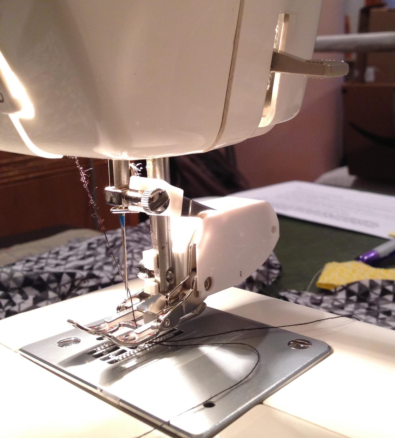 Customer photo review of Walking Foot W/ Guide, Low Shank #P60444