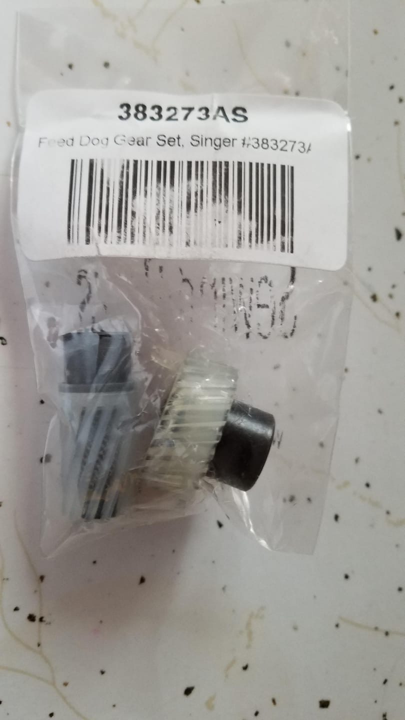 Customer photo review of Feed Dog Gear Set, Singer #383273AS