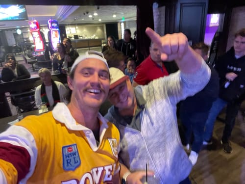 Customer photo review of Sharks Retro Lid