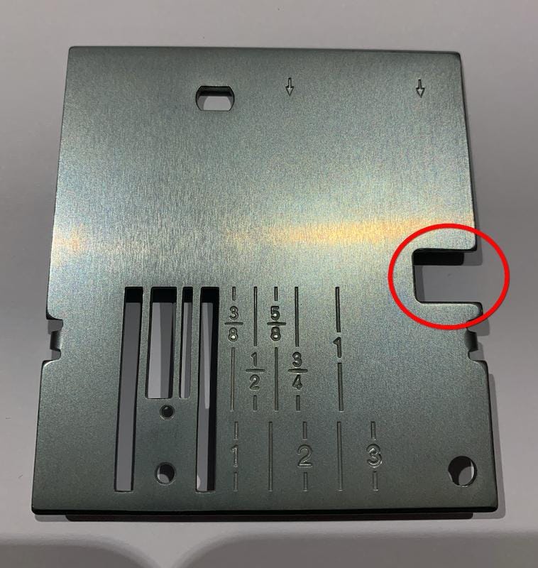 Customer photo review of Straight Stitch Needle Plate, Pfaff #820276096