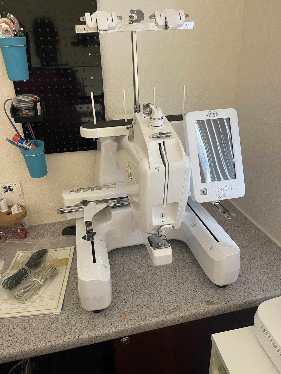 Customer photo review of Babylock Capella Embroidery Machine