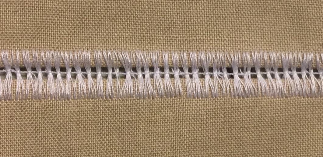 Customer photo review of Fringe (Tailor Tacking) Foot, Low Shank #1895