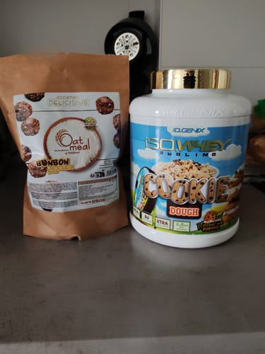 Customer photo review of Farine d'Avoine Aromatisée 1kg io genix