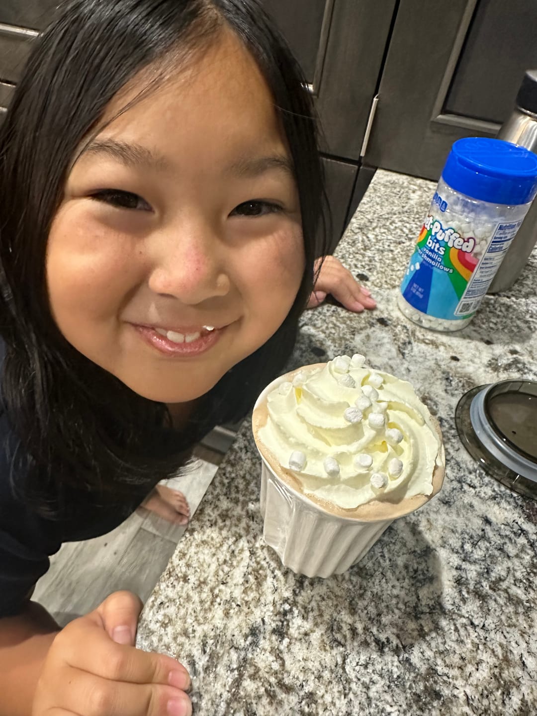 Customer photo review of Salted Caramel Hot Chocolate Flakes