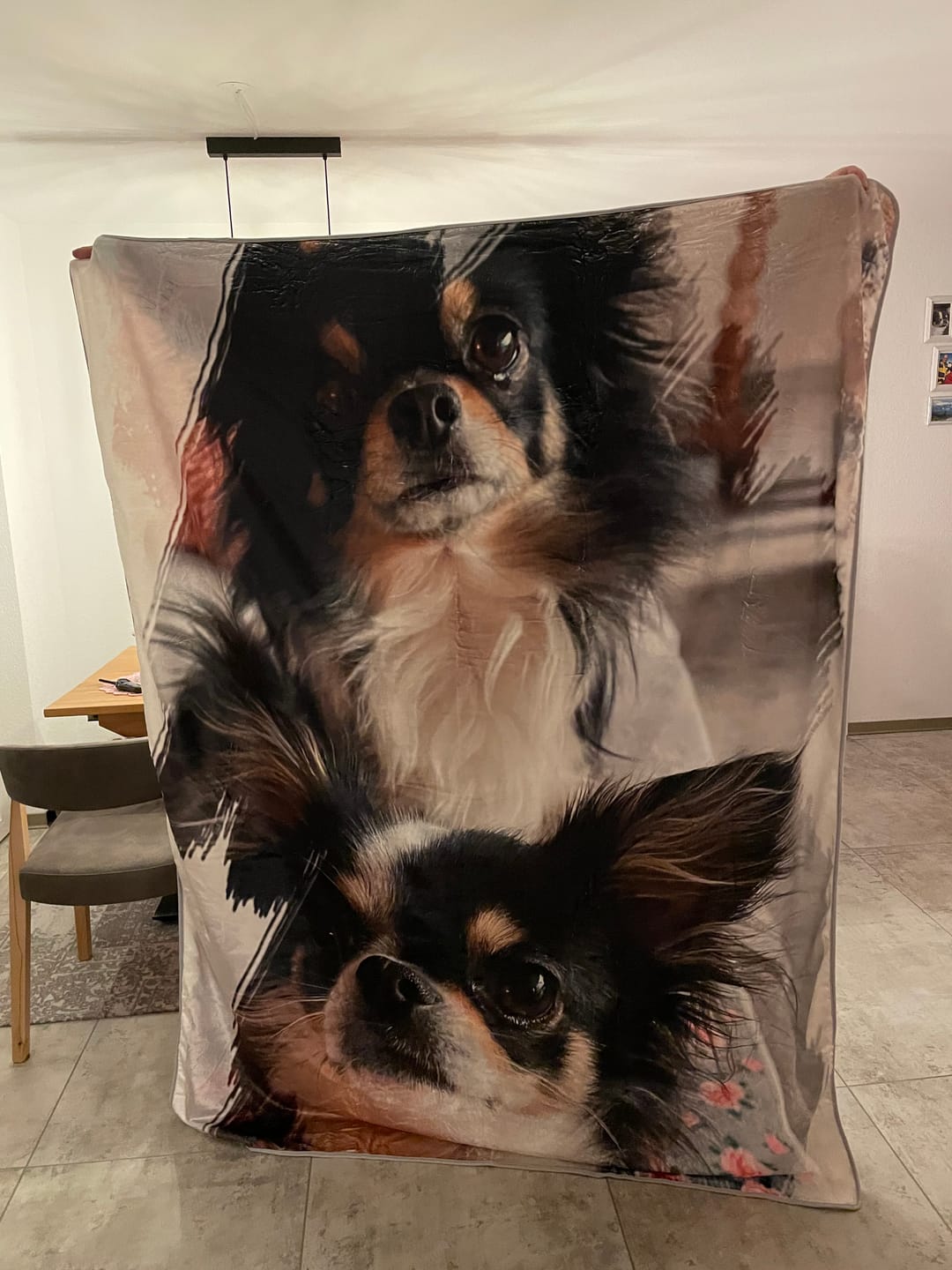 Customer photo review of Personalisierte Foto Kuscheldecke