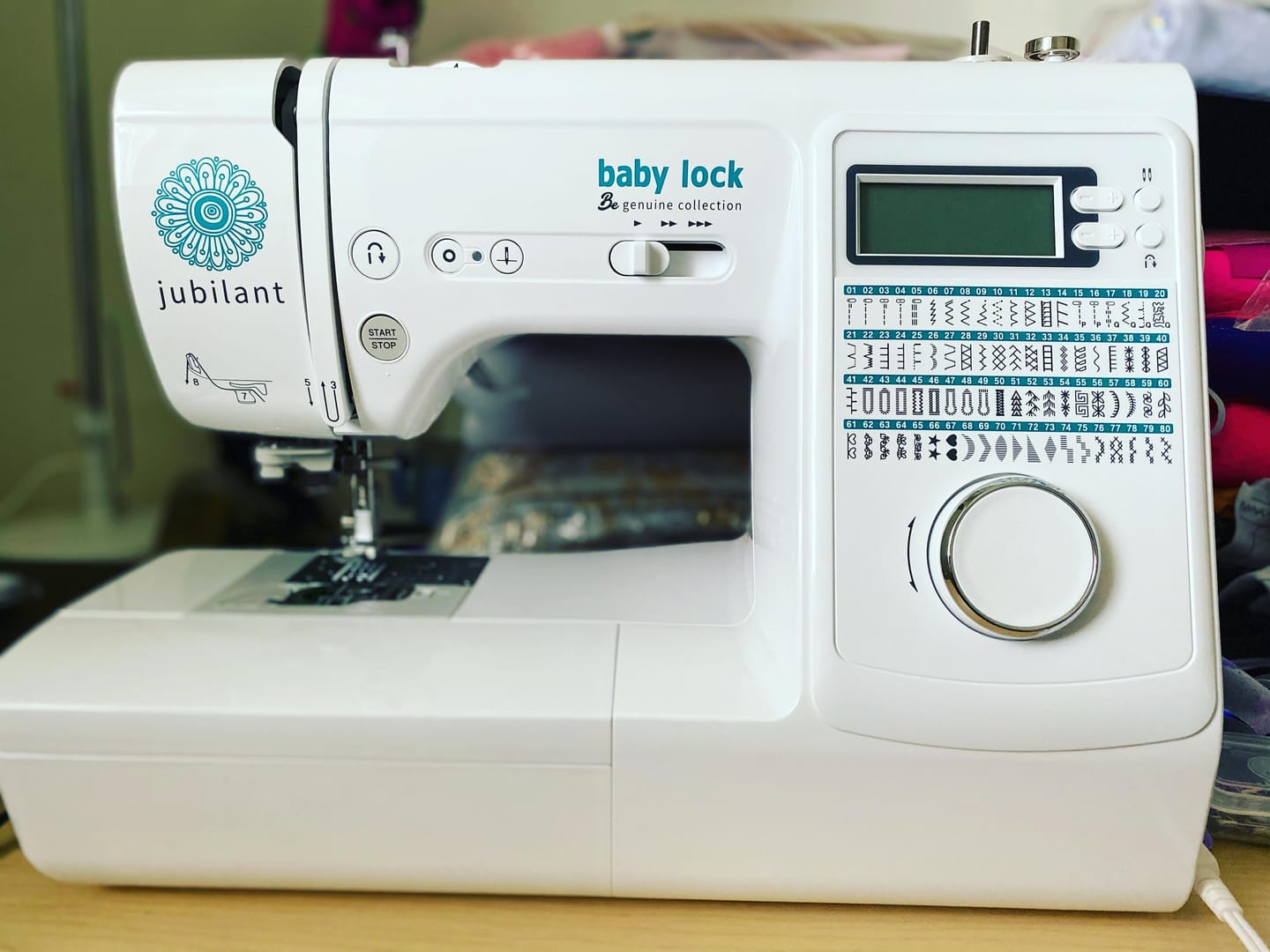 Customer photo review of Baby Lock BL80B Jubilant Computerized Sewing Machine with FREE Bundle