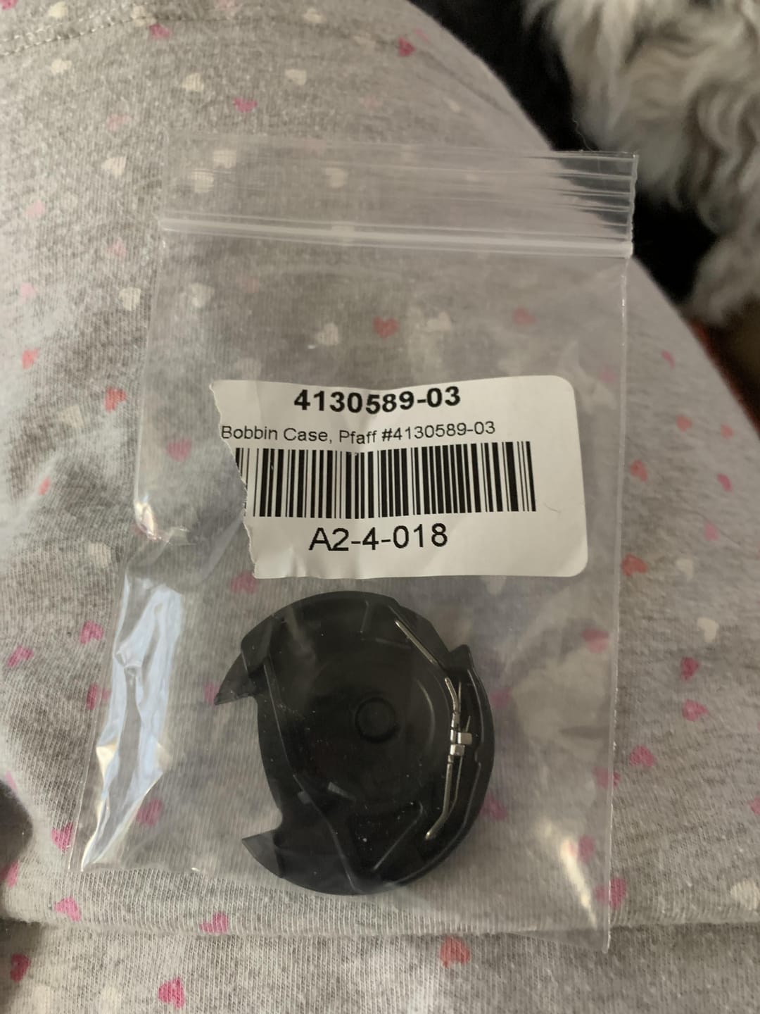 Customer photo review of Bobbin Case, Pfaff #4130589-03