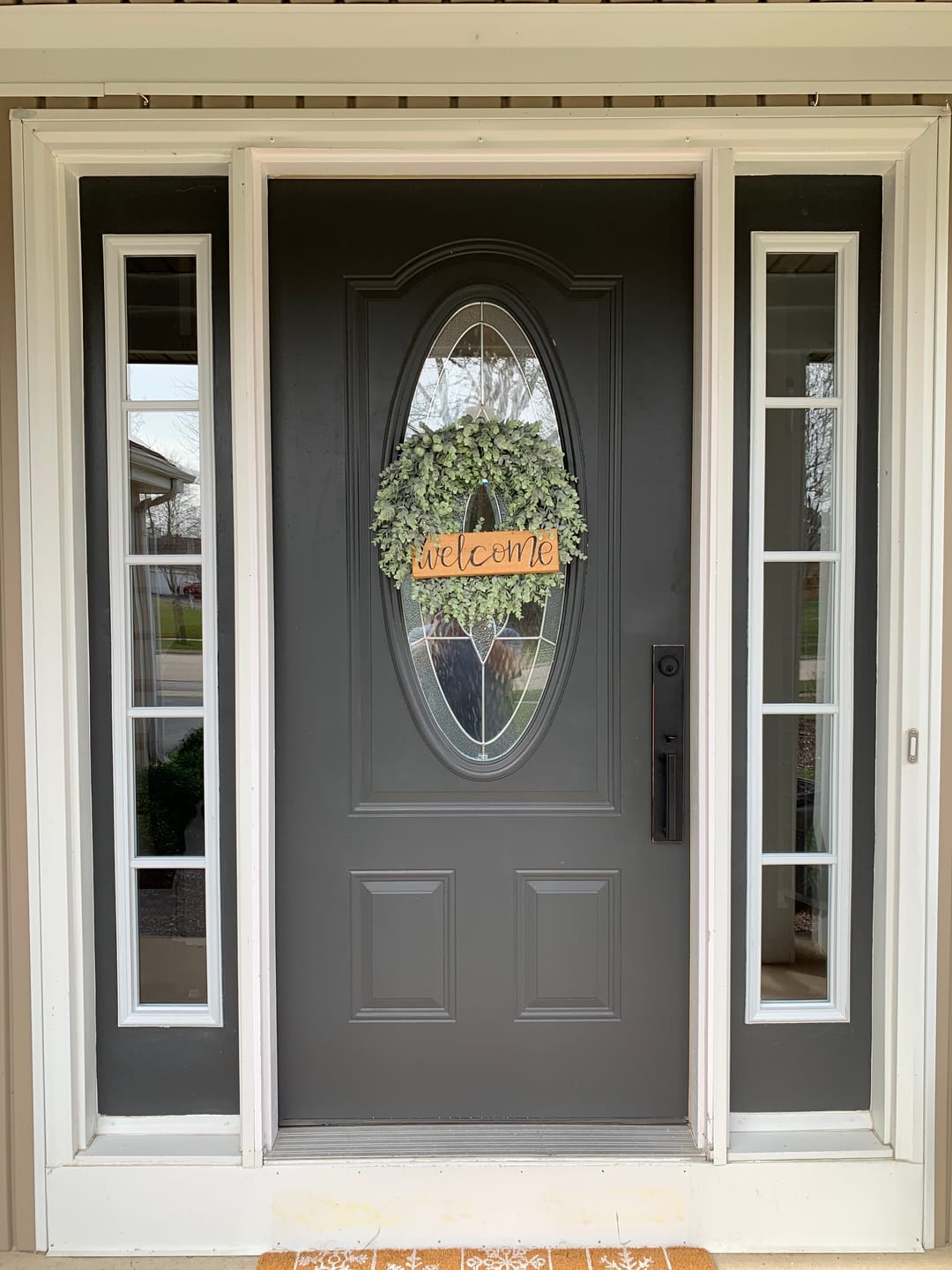 Customer photo review of Clear 5 Lite Glass and Frame Kit (Full Sidelite)