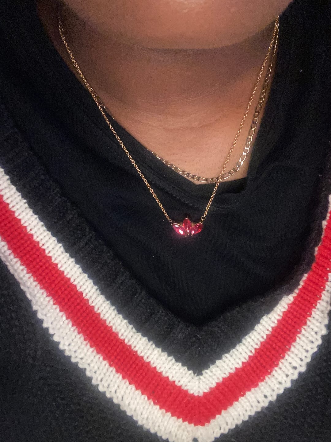 Customer photo review of Lotus Halskette | 18K vergoldet