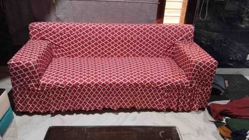 Customer photo review of Red Diamond Elastic Printed frills covers