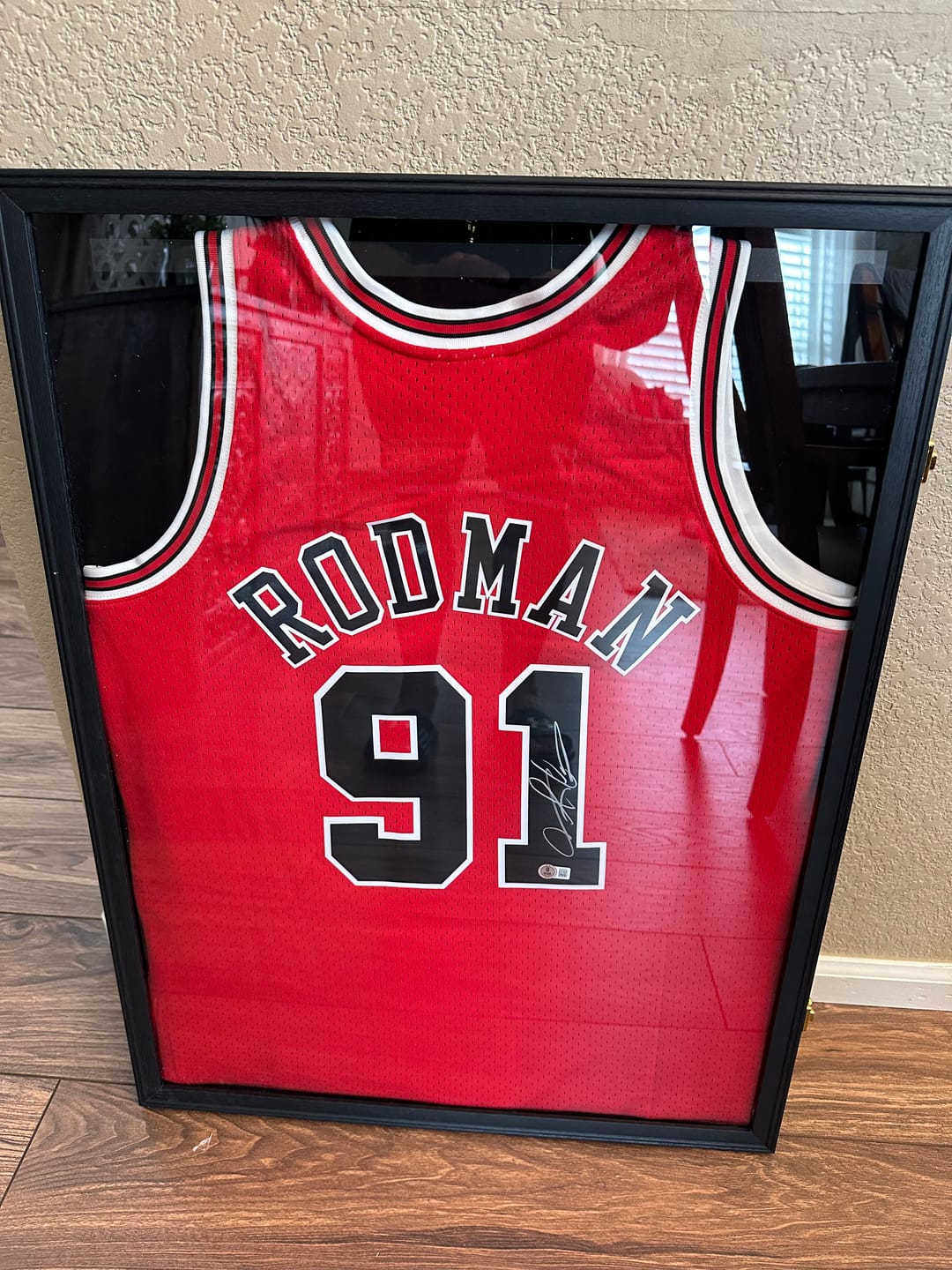 Customer photo review of Dennis Rodman Autograph Signing