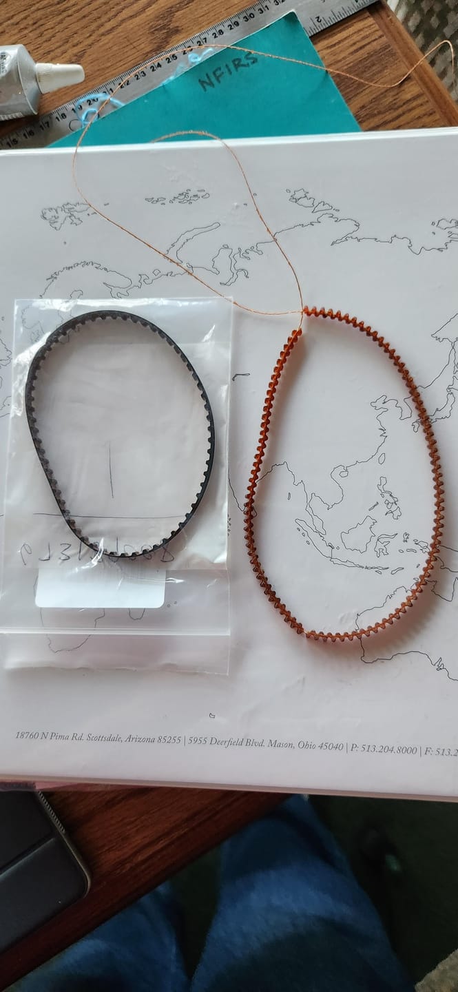 Customer photo review of Motor Belt, Janome #673189008