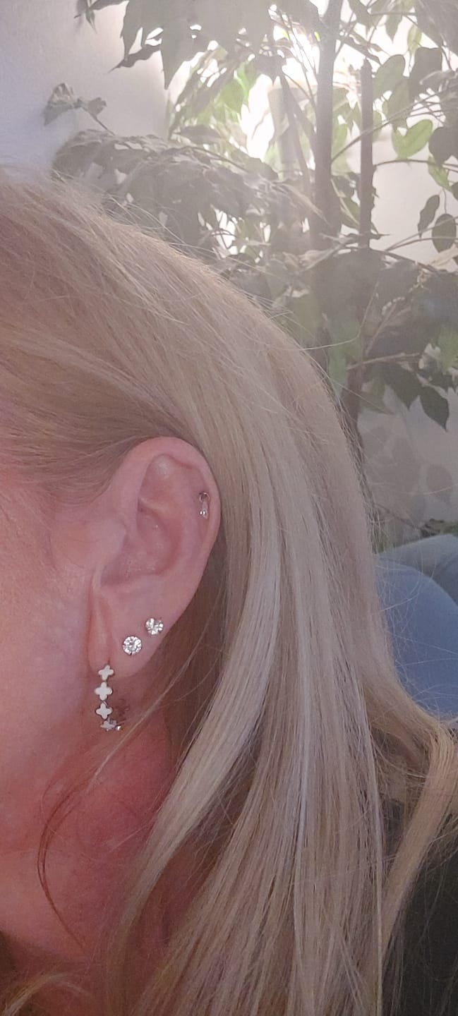 Customer photo review of Zoey Piercing | Titan